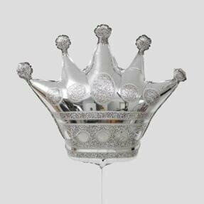 Шар Фигура,Корона серебряная 90 см